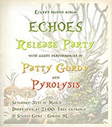Elvya (BE): CD-release 'Echoes' + Patty Gurdy (DE) + Pyrolysis
