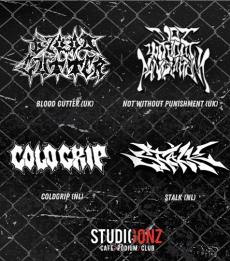 Blood Gutter (UK) + Not Without Punishment (UK) + Cold Grip (NL) + Stalk (NL)